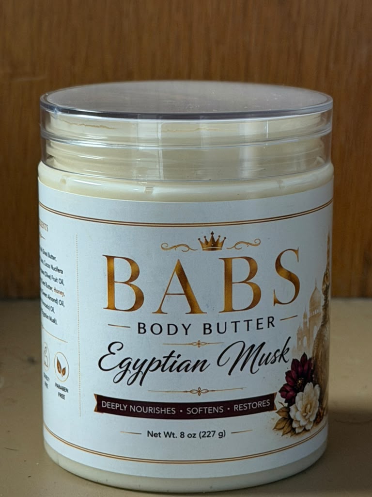 BABS Egyptian Musk Body Butter 8 oz jar