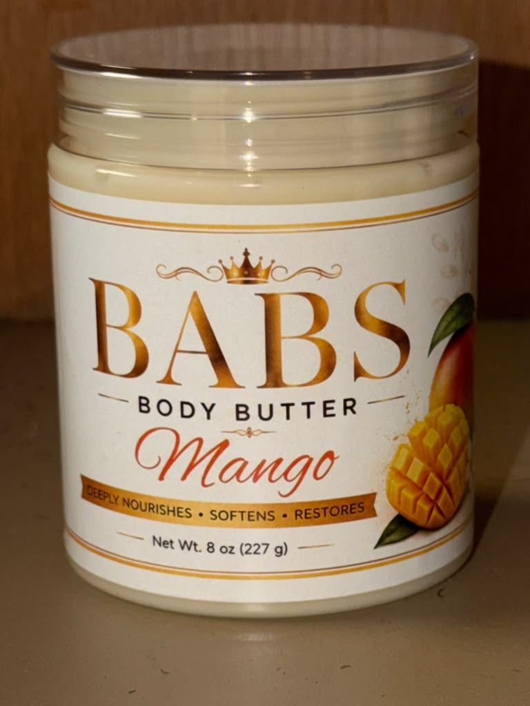 BABS Mango Body Butter 8 oz jar
